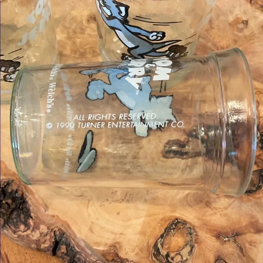 1990 Welch's Tom & Jerry Tumblers
